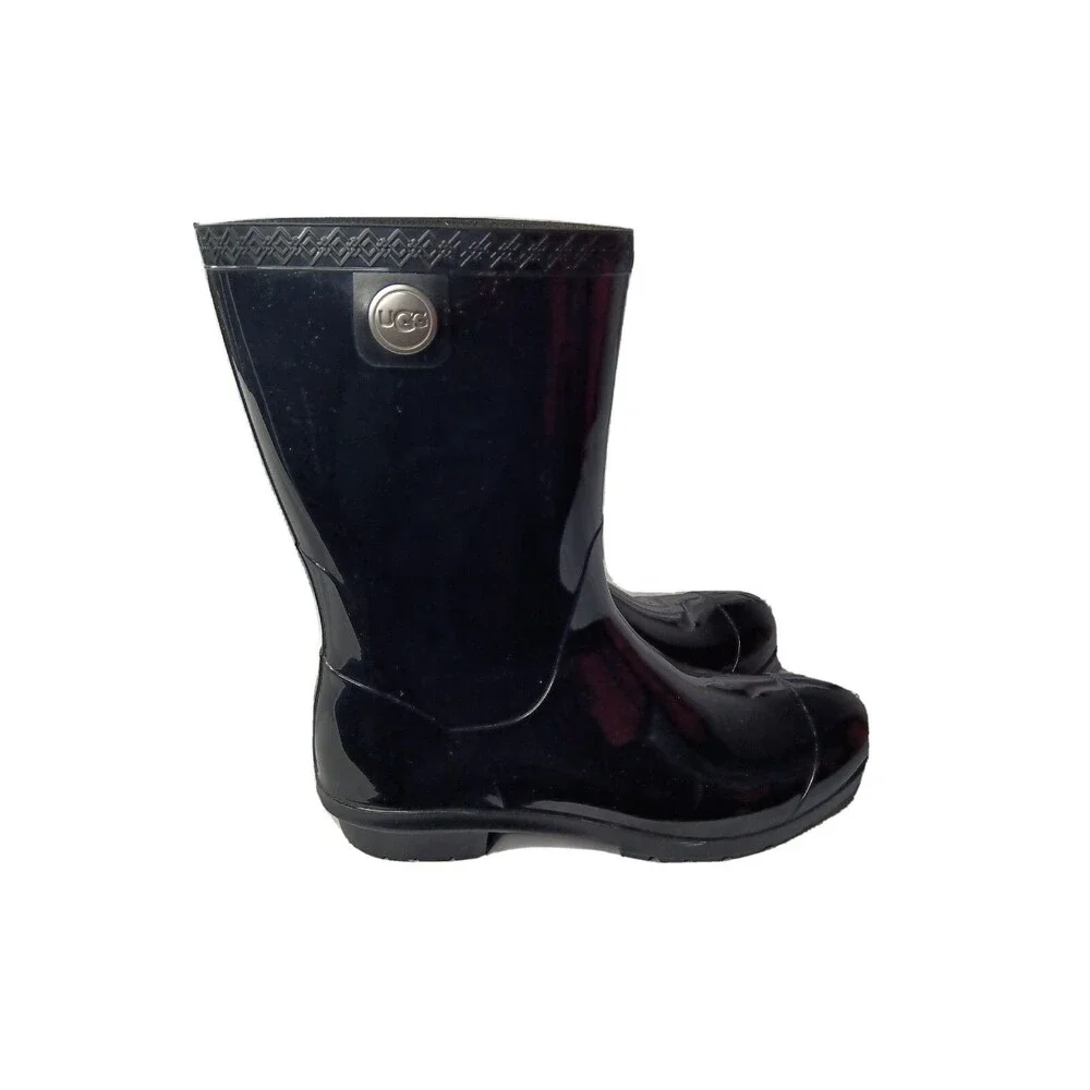 UGG Sienna Rain Boot Waterproof Sheepskin Lining Women's Size 9M Made in USA